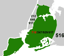 718 Area Code - USA.com™